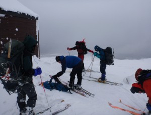 三段山・十勝岳引き返し