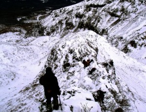 OP尾根→逆Z引き返し