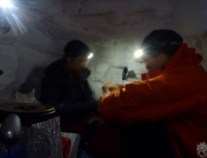 2013/2/11-12(2-0)新見温泉~目国内岳東コル引き返し