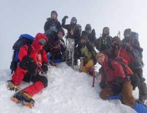 2016.12.30-2017.1.4.冬メイン一年班後半原始が原 富良野岳、境山、トウヤウスべ山、大麓山