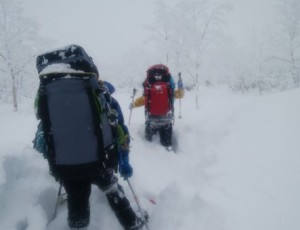 2018.12.01-02.OP尾根引き返し