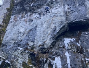 神居岩MIXクライミング