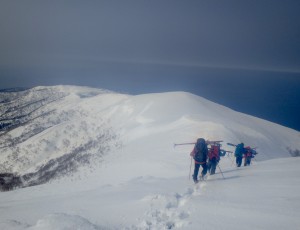 2023.03.08-13(5-1)1年班春メイン 増毛山塊スキー縦走